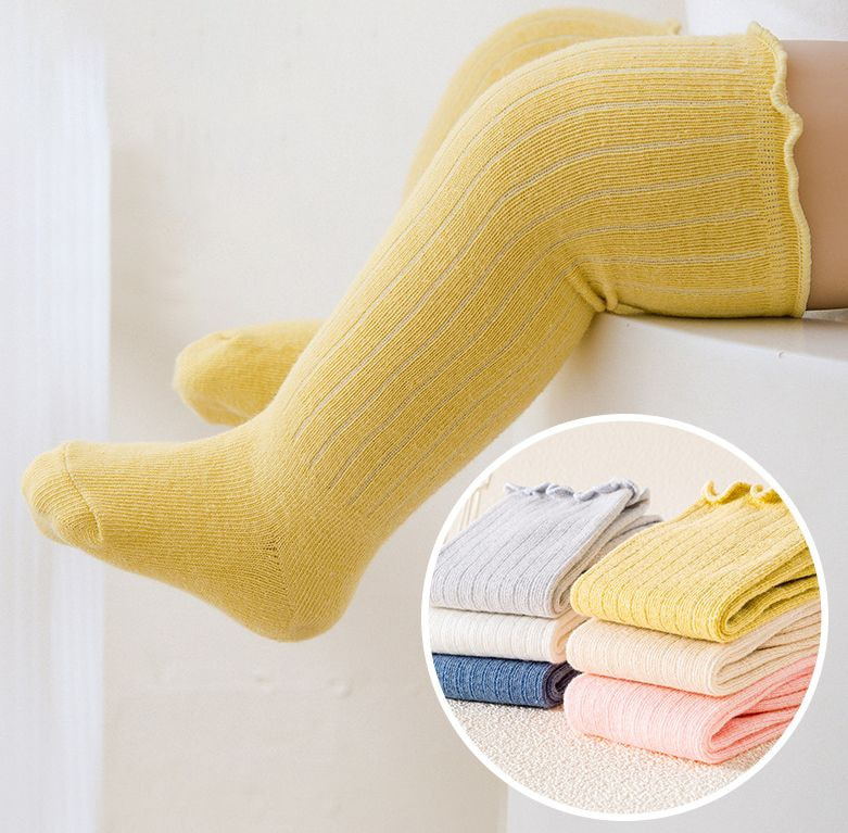 Vår baby lange rørsokker Spring og høst knesokker Svart sopp Lace Nyfødte babysokker Vår baby lange rørsokker Spring og høst knesokker Svart sopp Lace Nyfødte babysokker