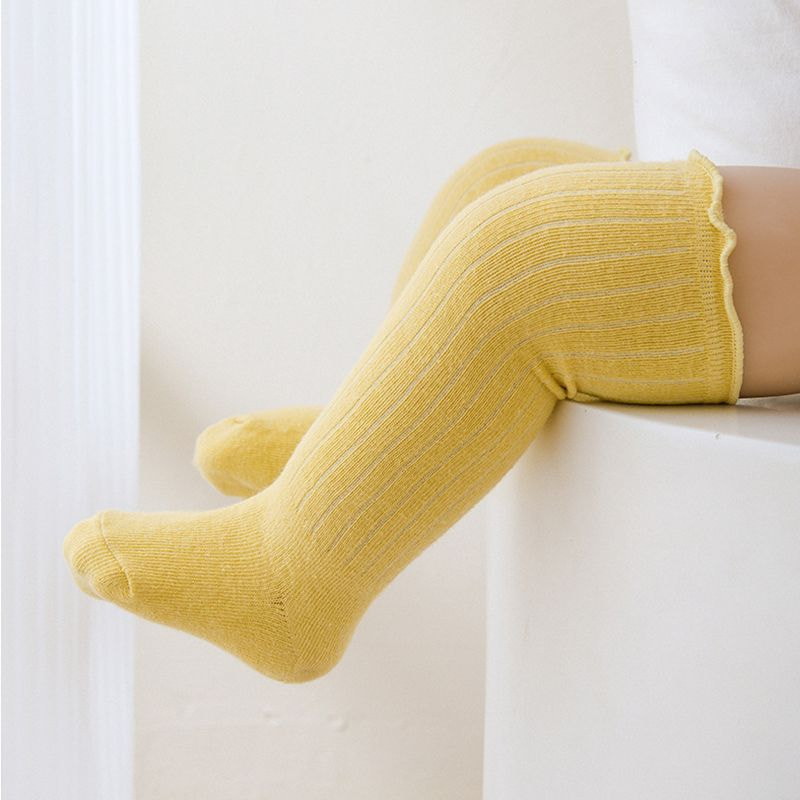 Vår baby lange rørsokker Spring og høst knesokker Svart sopp Lace Nyfødte babysokker Vår baby lange rørsokker Spring og høst knesokker Svart sopp Lace Nyfødte babysokker